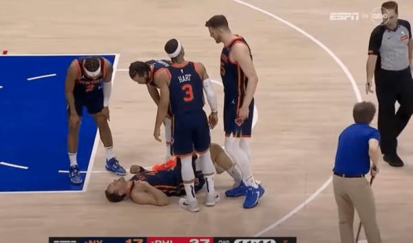 Knicks forward Bojan Bogdanovic is now out for the rest of the 2024 NBA playoffs.