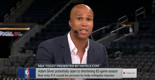 Richard Jefferson on ESPN/ABC's NBA coverage.