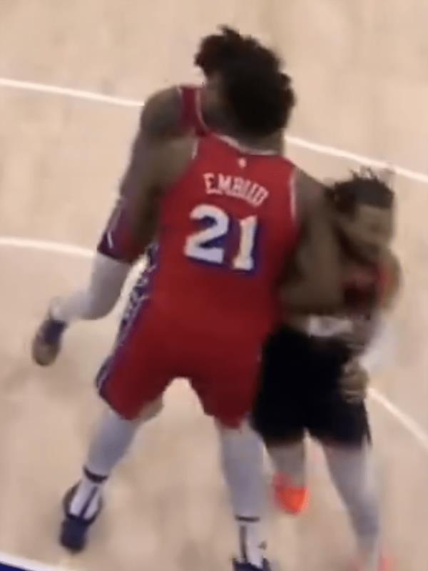 Joel Embiid has become an enemy to Knicks fans.